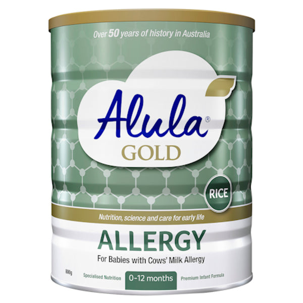 Alula Gold Allergy Rice Infant Formula 0-12 Months 800g