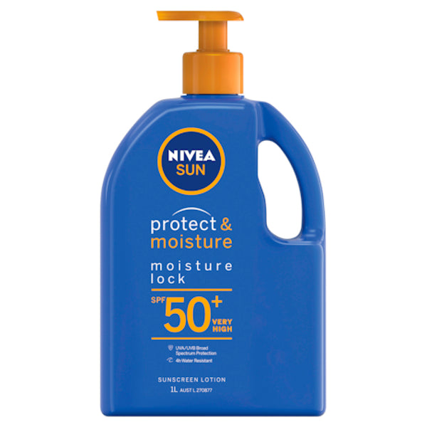 Nivea Sun Protect & Moisture SPF50+  Pump 1L