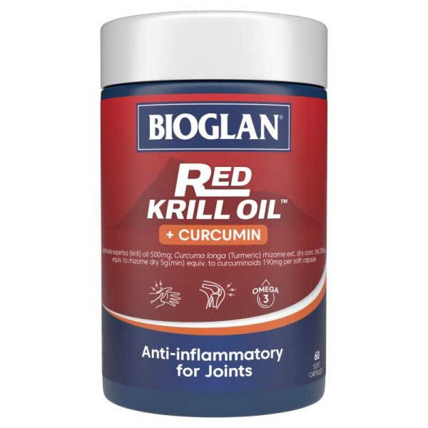 Bioglan Red Krill Oil Plus Curcumin 60