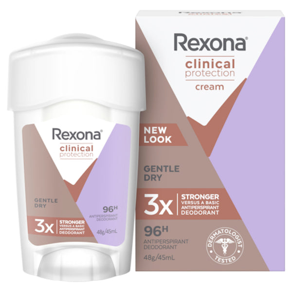 Rexona for Women Clinical Protection Antiperspirant Deodorant Gentle Dry 45ml