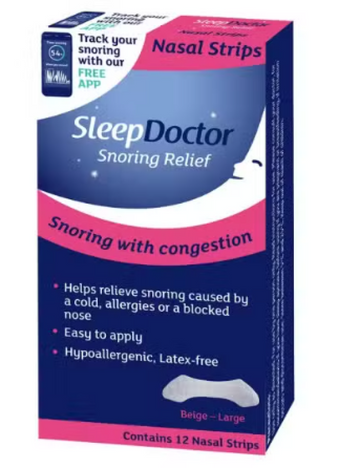 SleepDoctor Nasal Strips Large 12 Pack