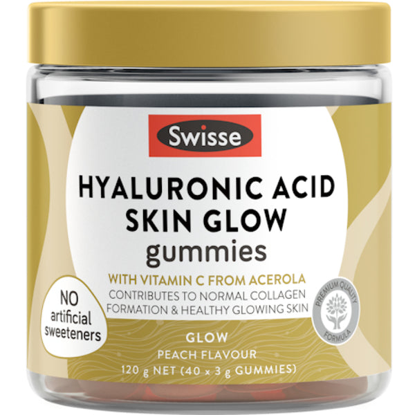 Swisse Beauty Hyaluronic Acid Skin Glow 40 Gummies