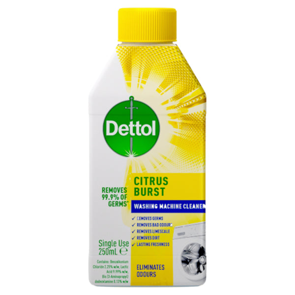 Dettol Antibacterial Washing Machine Cleaner 250ml