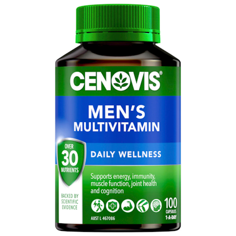 Cenovis Once Daily Mens Multi 100 Capsules – Michael's Chemist