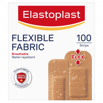 Elastoplast Flexible Fabric Plaster 100 Pack
