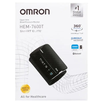 Omron Smart Elite HEM7600T Blood Pressure Monitor Bluetooth Tubeless