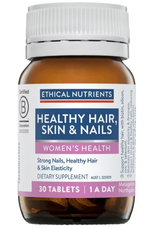 Ethical Nutrients Healthy Hair Skin & Nails 30 Tablets