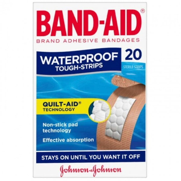 Band-Aid Waterproof Tough Strips - 20 Pack