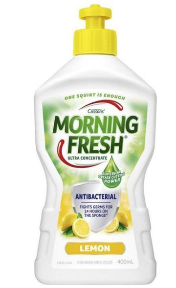 Morning Fresh Ultra Concentrate Antibacterial Dishwashing Liquid Lemon 400ml