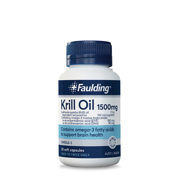 Faulding Krill Oil 1500mg 100 Capsules