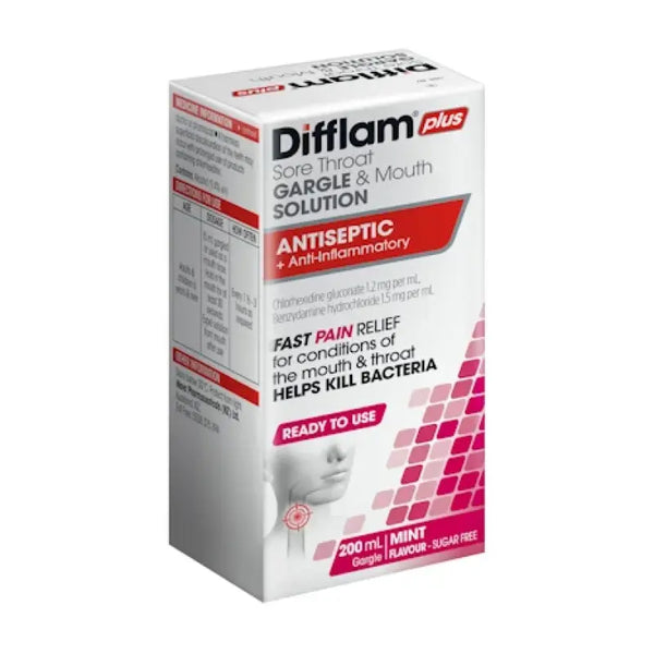 Difflam-C Ready To Use Sore Throat Gargle 200mL