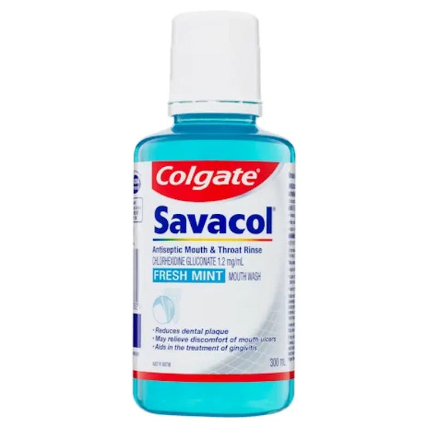 Savacol Mouth Rinse Fresh Mint 300mL