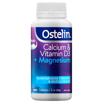 Ostelin Calcium & Vitamin D3 + Magnesium 180 Tablets