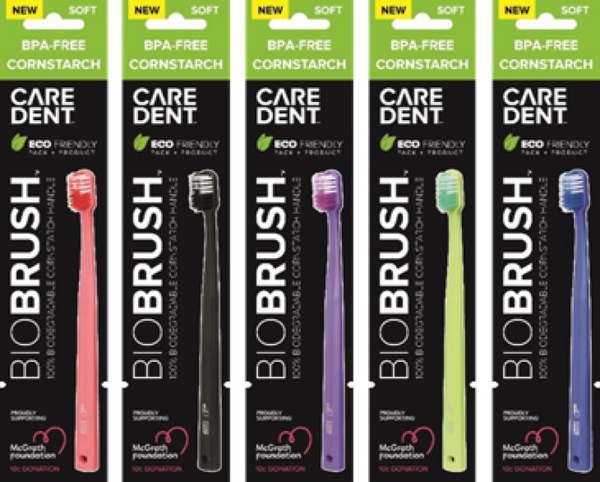 Caredent Biobrush Biodegradable Toothbrush