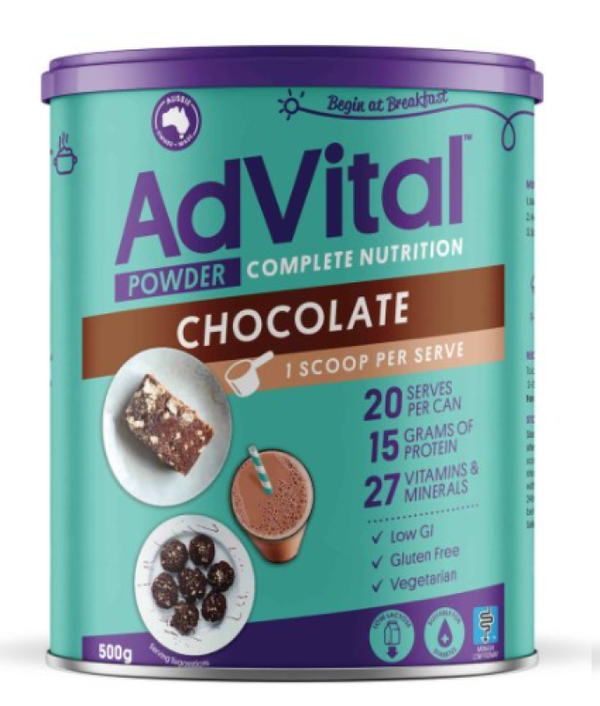 Advital Nutritionally Complete Chocolate Powder 500g