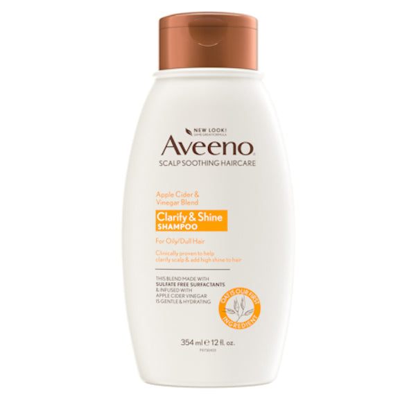 Aveeno Apple Cider Vinegar Clarifying Shampoo for Dull Hair 354mL
