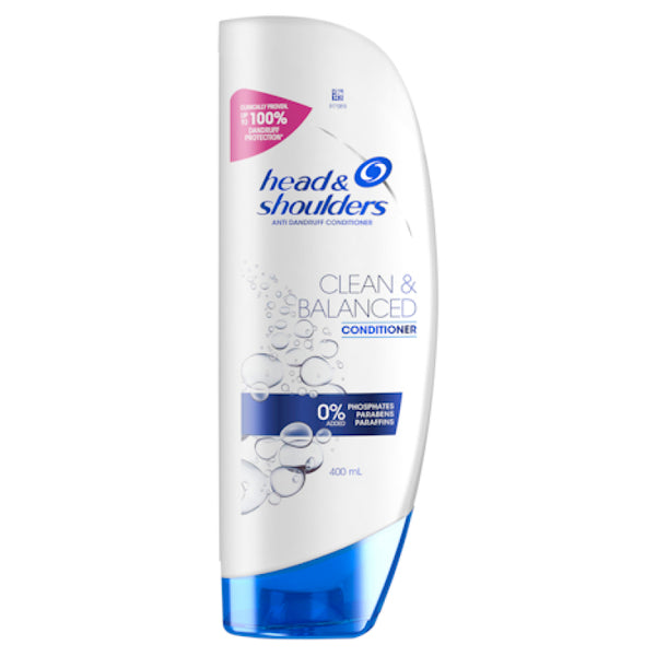 Head & Shoulders Clean & Balanced Anti-Dandruff Conditioner 400mL