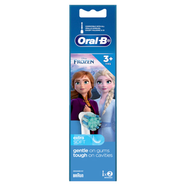 Oral B Power Toothbrush Stages Frozen Refills 2 Pack