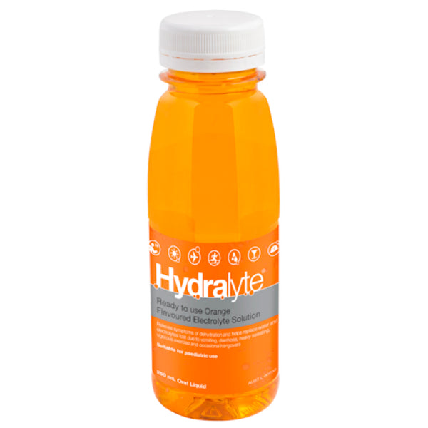 Hydralyte Ready To Drink Orange 250ml Solution
