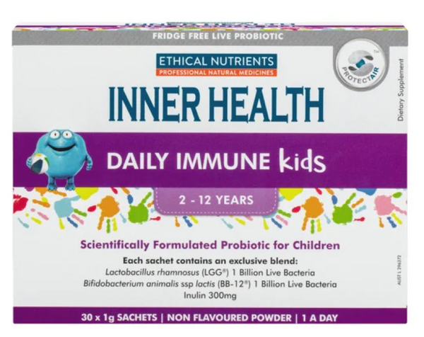 Ethical Nutrients Inner Health Daily Immune Kids 30x1g