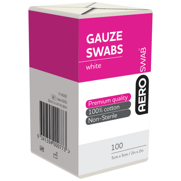 Aero Swab Gauze Non-Sterile 5cm 100Pack