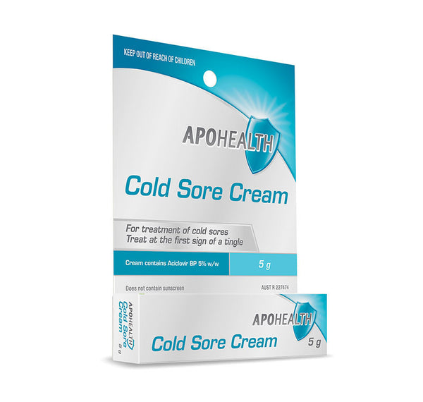 APOHealth Cold Sore Cream 5g