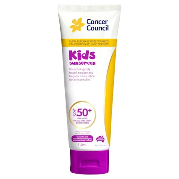 Cancer Council SPF 50+ Kids 110ml Tube