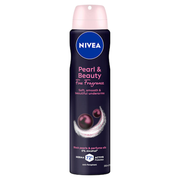 Nivea Women Pearl And Beauty Black Pearl Deodorant Aerosol 250ml