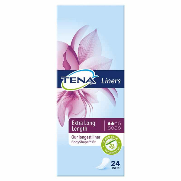 Tena Extra Long Length Liners 24 pack