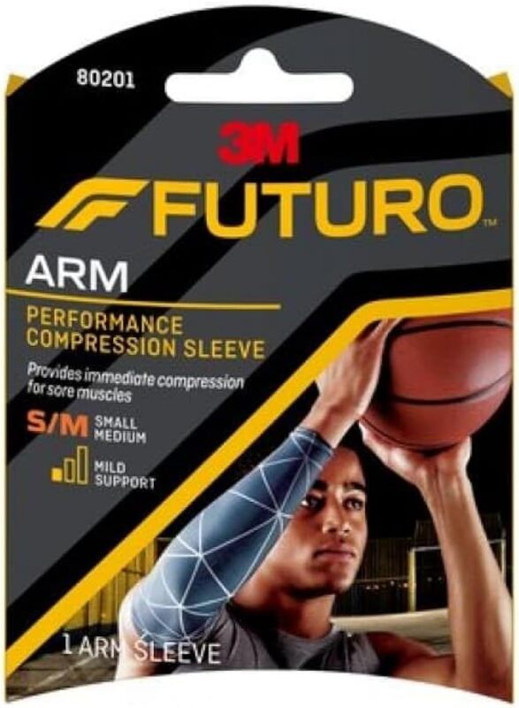 Futuro Sport Performance Compression Arm Sleeve, Small/Medium