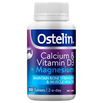 Ostelin Calcium & Vitamin D3 + Magnesium 100 Tablets