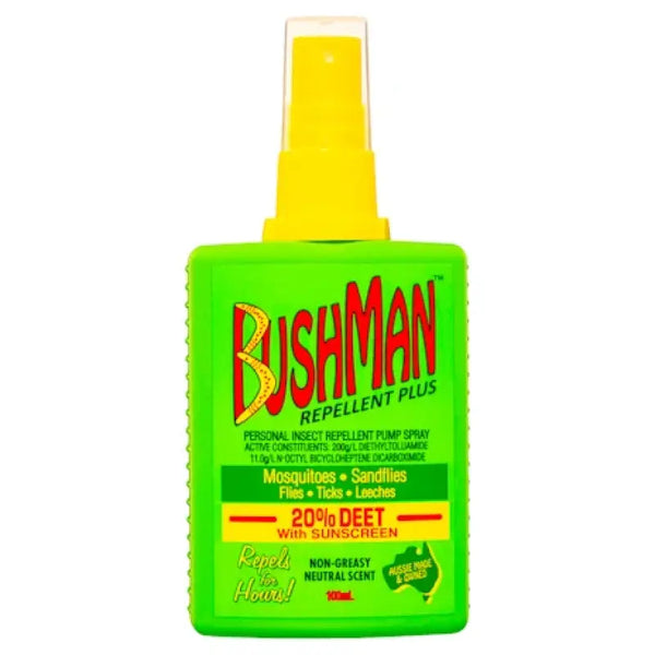 Bushman Plus UV Insect Repellent 100ml Pump Spray