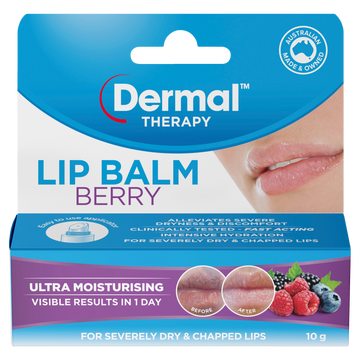 Dermal Therapy Lip Balm Berry 10g
