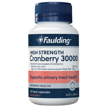 Faulding Hi Strength Cranberry 30000mg 30 Capsules