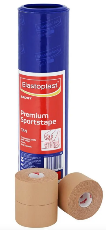 Elastoplast Strapping Tape Sport 8 Premium Rigid Tan 3.8cm X 13.7m