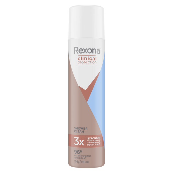 Rexona Women Clinical Antiperspirant Deodorant Aerosol Spray Summer Strength 180ml