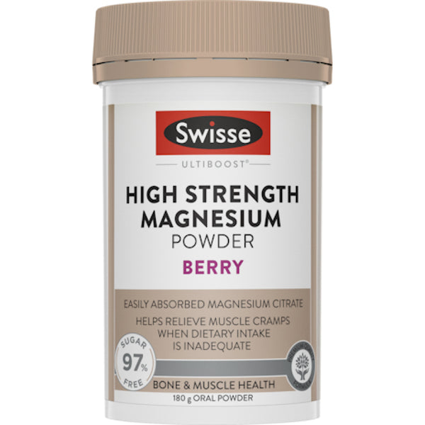 Swisse High Strength Magnesium Powder Berry 180g