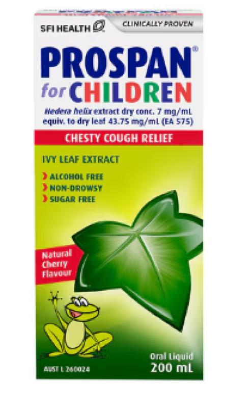 SFI Health Prospan For Children Chesty Cough Relief Cherry Flavour Oral Liquid 200ml