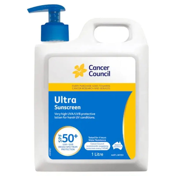 Cancer Council Ultra SPF 50+ 1L Pump