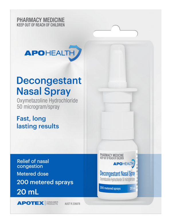 APOHealth Decongestant Nasal Spray 20mL