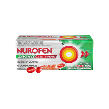 Nurofen Zavance Liquid Capsules 40