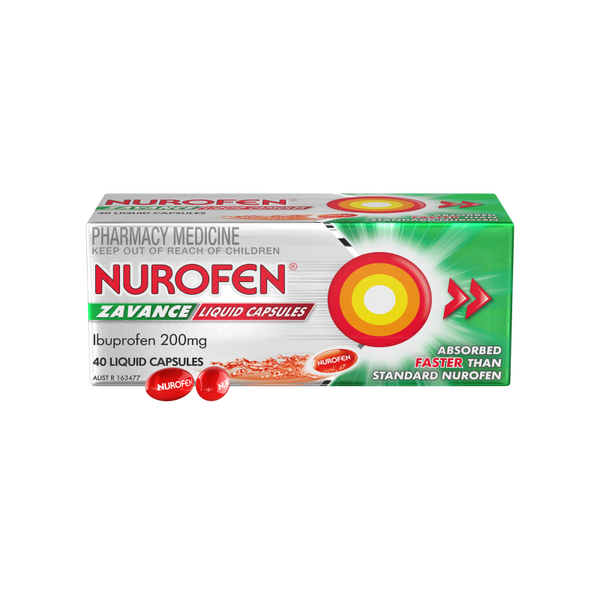 Nurofen Zavance Liquid Capsules 40
