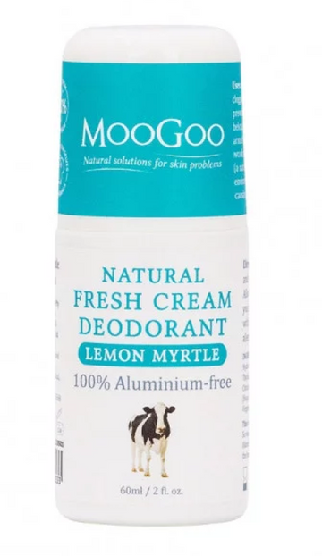 MooGoo Fresh Cream Deodorant Lemon Myrtle 60ml