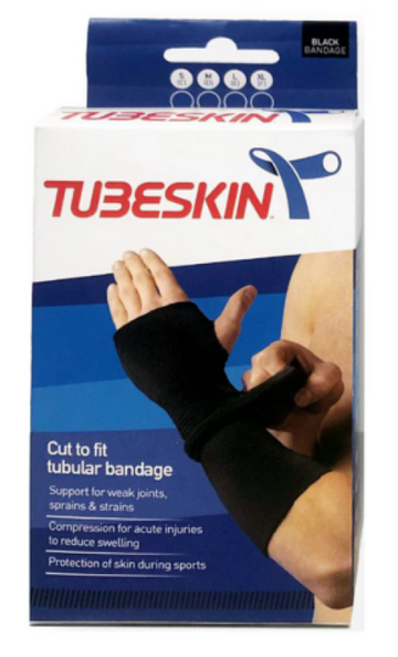 Tubeskin Elastic Tubular Bandage Black Small