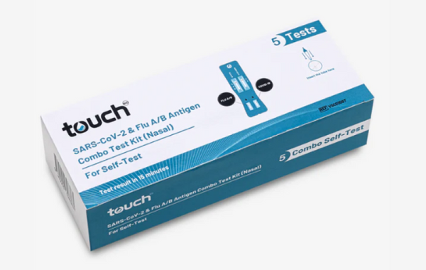 TouchBio 2in1 Flu A/B and COVID19 Rapid Antigen Test For Self-Testing 5 Tests