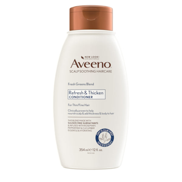 Aveeno Fresh Greens Blend Natural Volumising Conditioner for Fine Hair 354mL