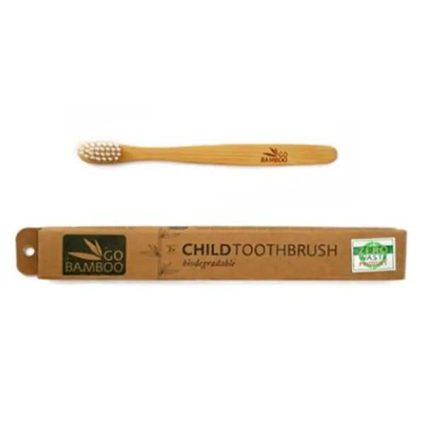 Go Bamboo Childrens Toothbrush Biodegradable