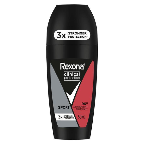 Rexona Clinical Protection Antiperspirant Deodorant Roll On Sport 50ml