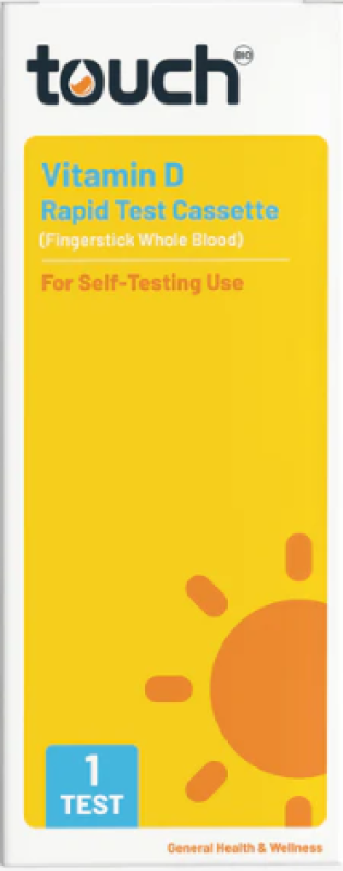 TouchBio Vitamin-D Rapid Test Cassette Test x1