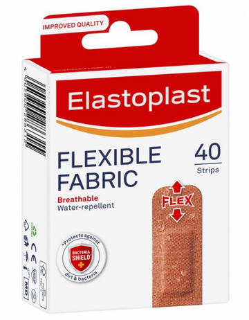 Elastoplast Flexible Fabric Plaster 40 Pack